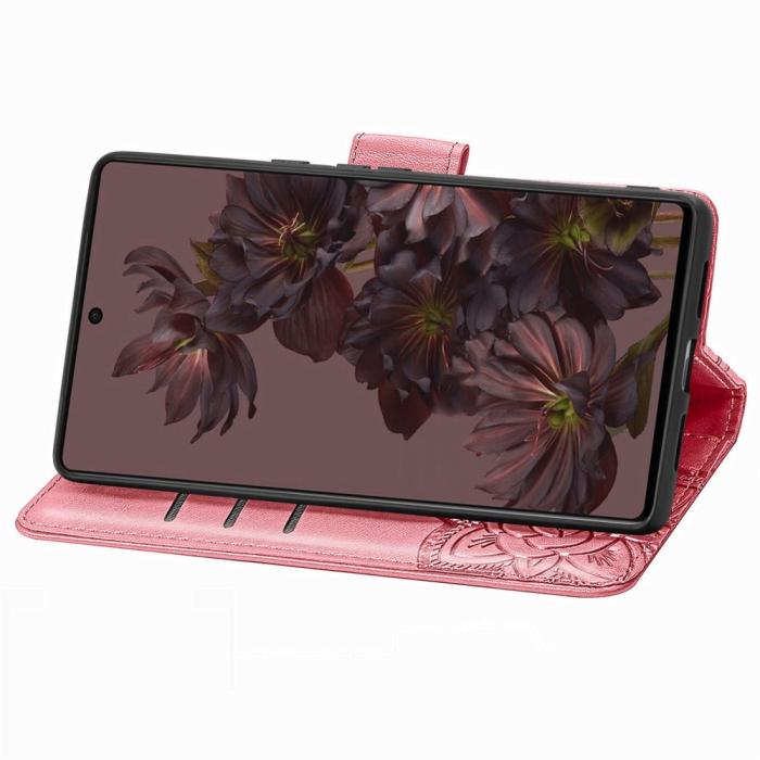 Bild 3,  Google Pixel 7 Fodral Fjäril Tryck Rosa - Teknikhallen.se