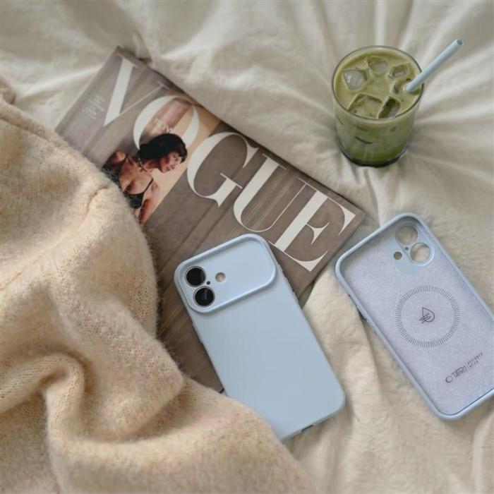 Bild 5, Tech-Protect Tech-Protect iPhone 17 Skal MagSafe Silikon Mist Blue - Teknikhallen.se