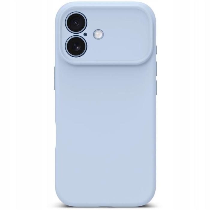 Bild 6, Tech-Protect Tech-Protect iPhone 17 Skal MagSafe Silikon Mist Blue - Teknikhallen.se