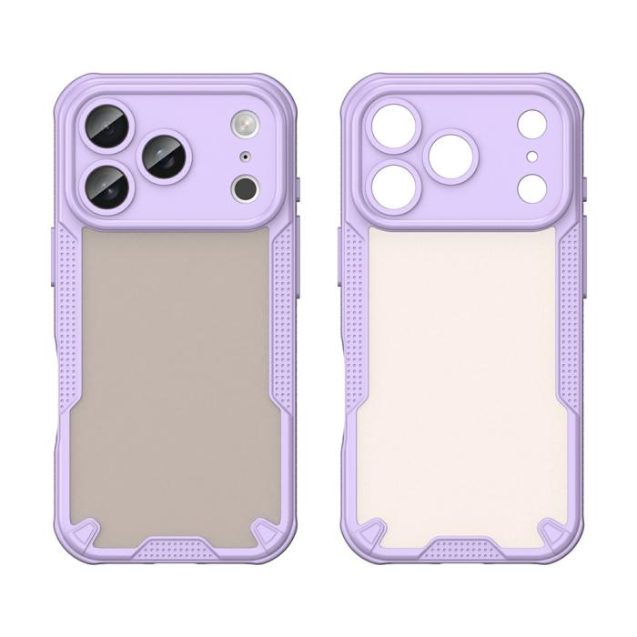 Bild 2,  18 Pro Max/17 Pro Max Skal Frostat Transparent/Lila - Teknikhallen.se