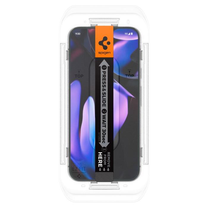 Bild 6, Spigen Spigen Google Pixel 9/9 Pro 2-PACK Skärmskydd Glas.tR 