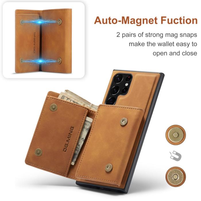 Bild 6, DG.MING DG.MING Samsung Galaxy S22 Ultra Skal 2in1 Magnetisk Avtagbart Kortfack - Teknikhallen.se