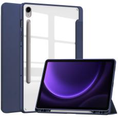  Galaxy Tab S9 FE Fodral Hybrid Pennh&aring;llare Bl&aring; - Teknikhallen.se