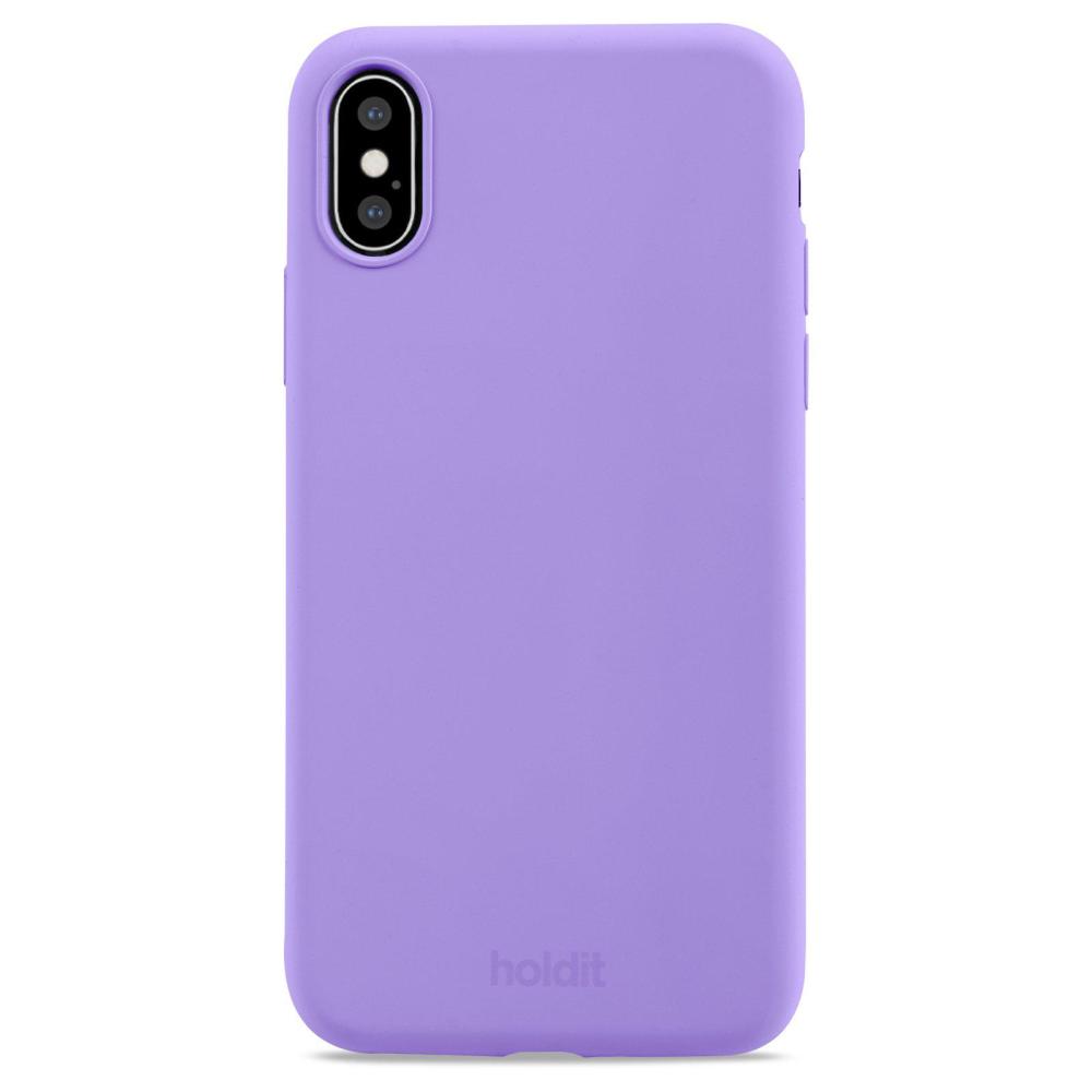 holdit holdit iPhone X/Xs Mobilskal Silikon Violet - Teknikhallen.se