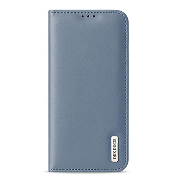 Bild 2, DUX DUCIS DUX DUCIS Samsung Galaxy S22 Ultra Fodral HIVO Äkta Läder Blå - Teknikhallen.se
