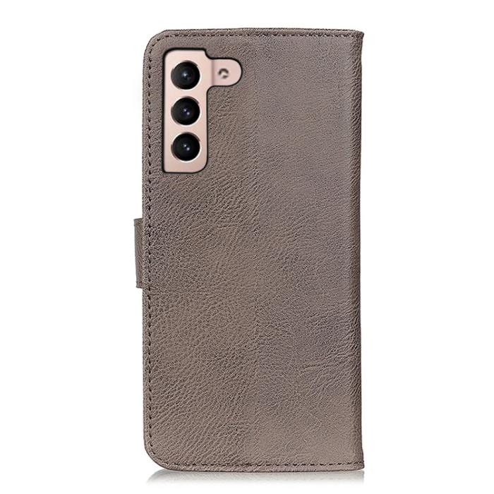 Bild 3, KHAZNEH KHAZNEH Samsung Galaxy S22 Fodral Läder Khaki - Teknikhallen.se