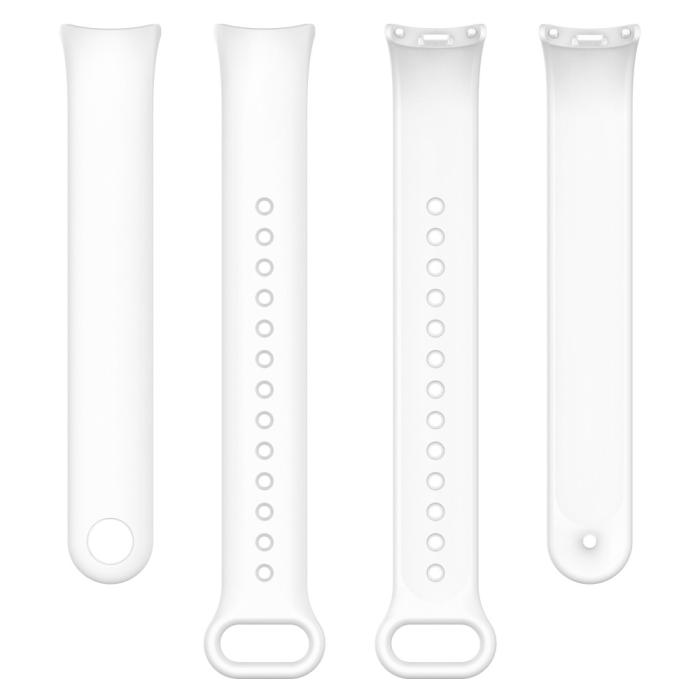 Bild 4,  Xiaomi Smart Band 10/9/8 Armband Solid Silikon Vit - Teknikhallen.se