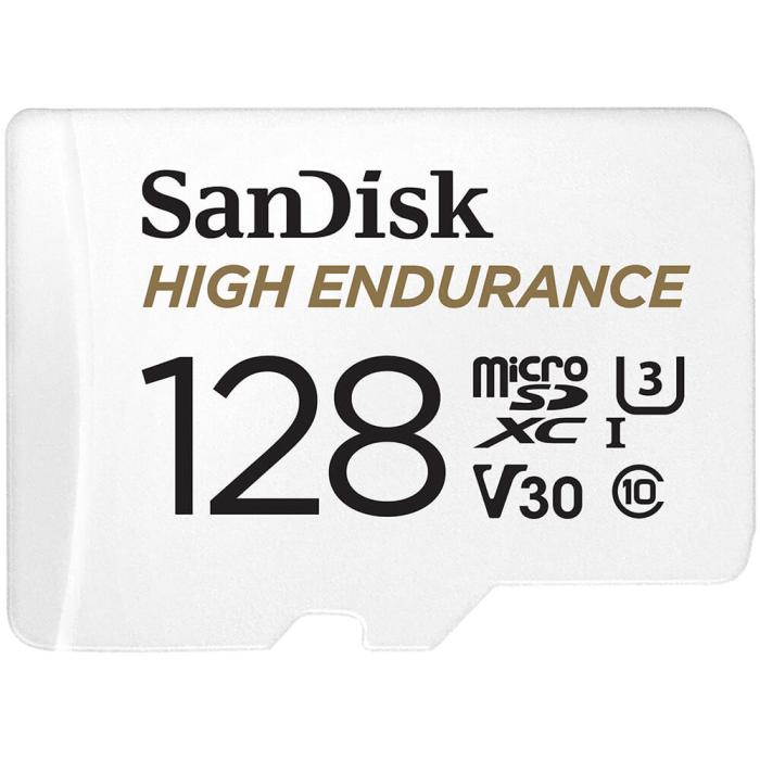 Bild 4, SanDisk SanDisk MicroSDXC 128 GB High Endurance Minneskort Inkl. Adapter - Teknikhallen.se