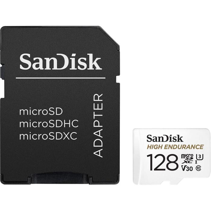Bild 6, SanDisk SanDisk MicroSDXC 128 GB High Endurance Minneskort Inkl. Adapter - Teknikhallen.se