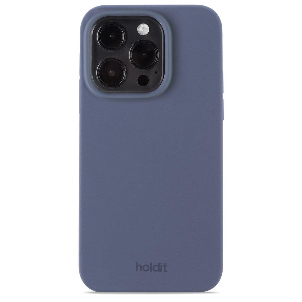 holdit holdit iPhone 15 Pro Mobilskal Silikon Pacific Blue - Teknikhallen.se