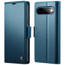 CASEME CASEME Google Pixel 11 Pro XL Fodral RFID L&auml;der Bl&aring; - Teknikhallen.se