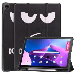  Lenovo Tab M10 Plus Gen 3 Fodral Tri-Fold Dont Touch - Teknikhallen.se