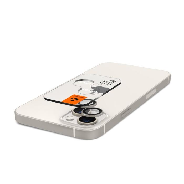 Bild 6, Spigen Spigen iPhone 14 / 14 Plus 2-PACK Optik.tR 