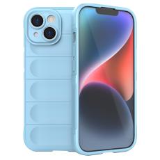  iPhone 15 Plus Skal Magic Shield Ljus Bl&aring; - Teknikhallen.se