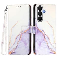  Samsung Galaxy S26 Fodral Marmor Vit / Lila - Teknikhallen.se