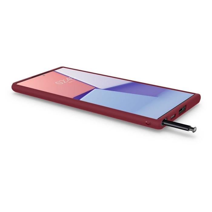 Bild 6, Spigen Spigen Cyrill Samsung Galaxy S22 Ultra Skal Color Brick Sangria Red - Teknikhallen.se