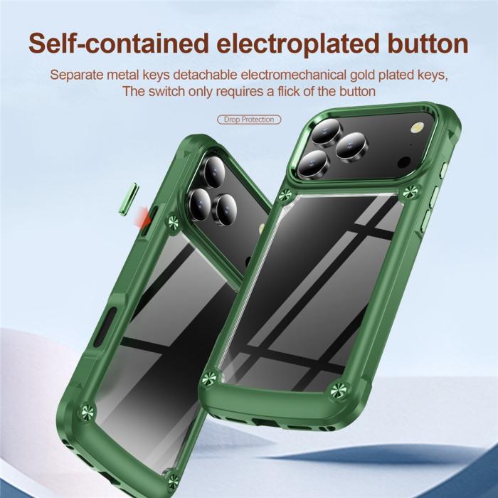 Bild 6,  iPhone 17 Pro Max Skal Xtreme Shockproof Hybrid Grön - Teknikhallen.se