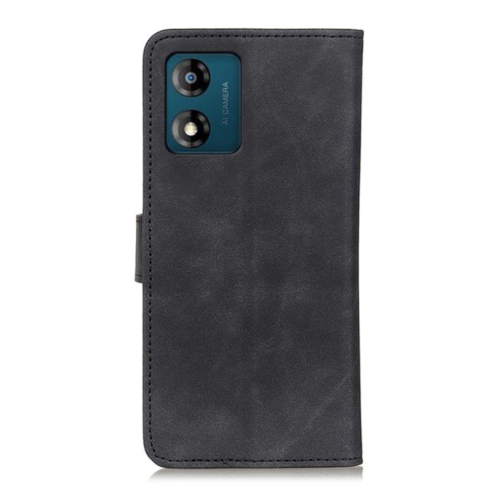 Bild 3, KHAZNEH KHAZENH Motorola Moto E13 Fodral Retro Läder Svart - Teknikhallen.se
