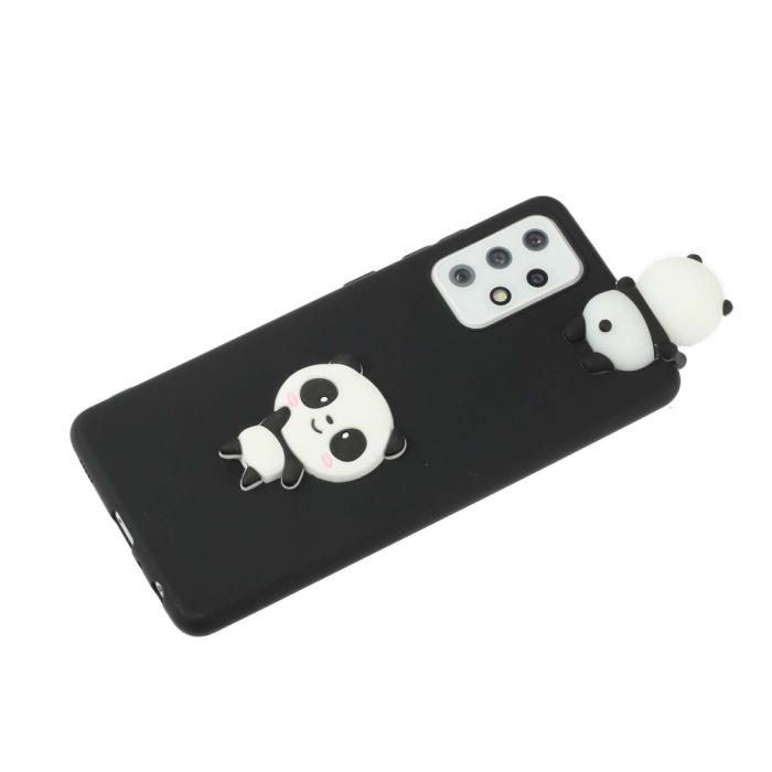 Bild 4,  Samsung Galaxy A53 5G Skal 3D Figur Svart Panda - Teknikhallen.se