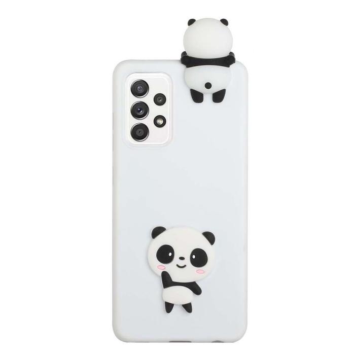 Bild 2,  Samsung Galaxy A53 5G Skal 3D Figur Vit Panda - Teknikhallen.se