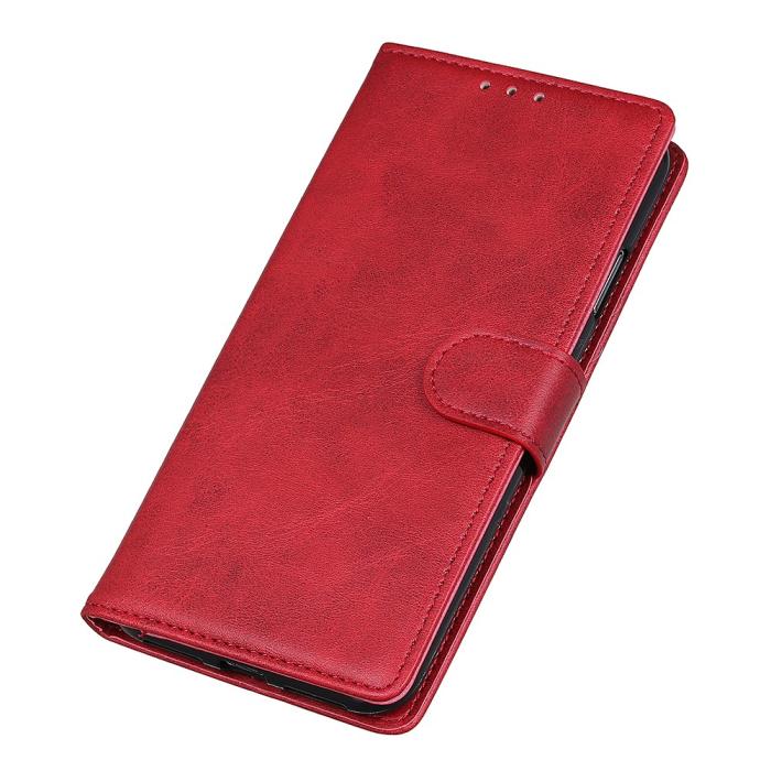 Bild 6,  Xiaomi Redmi Note 11 Pro 5G Fodral Solid Läder Röd - Teknikhallen.se