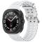  Galaxy Watch Ultra 47 mm Armband Wave Design Vit - Teknikhallen.se