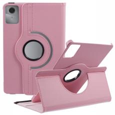  Lenovo Tab M11 Fodral 360&deg; Rotation Ljus Rosa - Teknikhallen.se