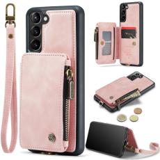 CASEME CASEME Galaxy S23 Plus Skal Med Magnetisk Pl&aring;nbok Ljus Rosa - Teknikhallen.se