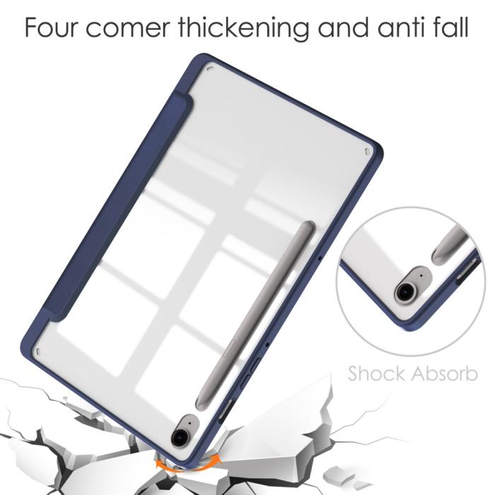 Bild 4,  Galaxy Tab S9 FE Fodral Hybrid Pennhållare Blå - Teknikhallen.se