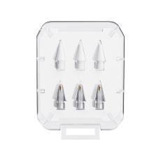ESSAGER ESSAGER 6-PACK Ers&auml;ttning Pennspets Apple Pen 1/2/Pro Vit/Transparent - Teknikhallen.se