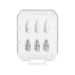 ESSAGER ESSAGER 6-PACK Ersättning Pennspets Apple Pen 1/2/Pro Vit/Transparent - Teknikhallen.se