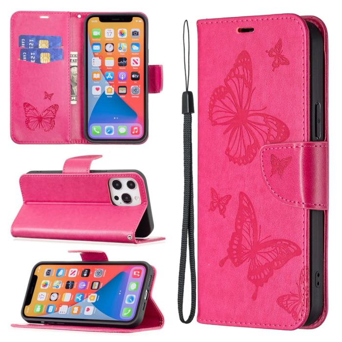 Bild 6,  Xiaomi Redmi Note 12 Pro 5G Fodral Med Fjäril Tryck Rosa - Teknikhallen.se
