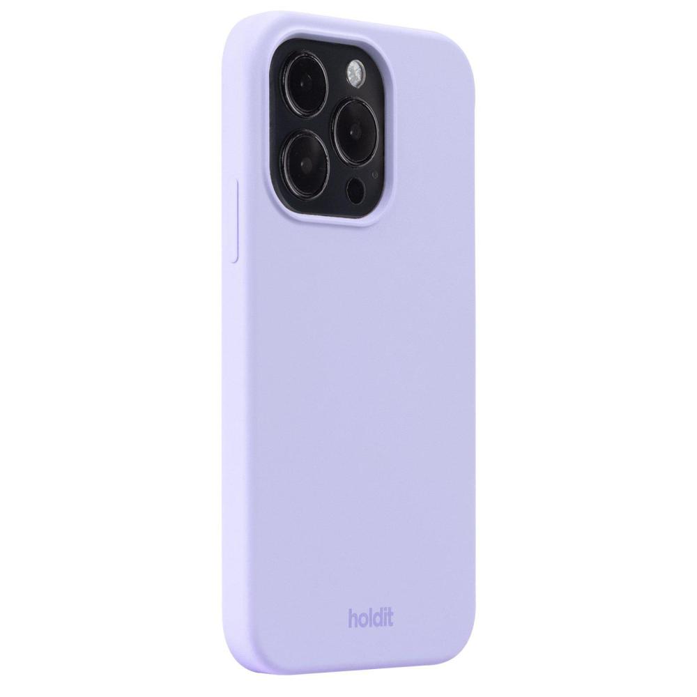 holdit holdit iPhone 15 Pro Mobilskal Silikon Lavender - Teknikhallen.se