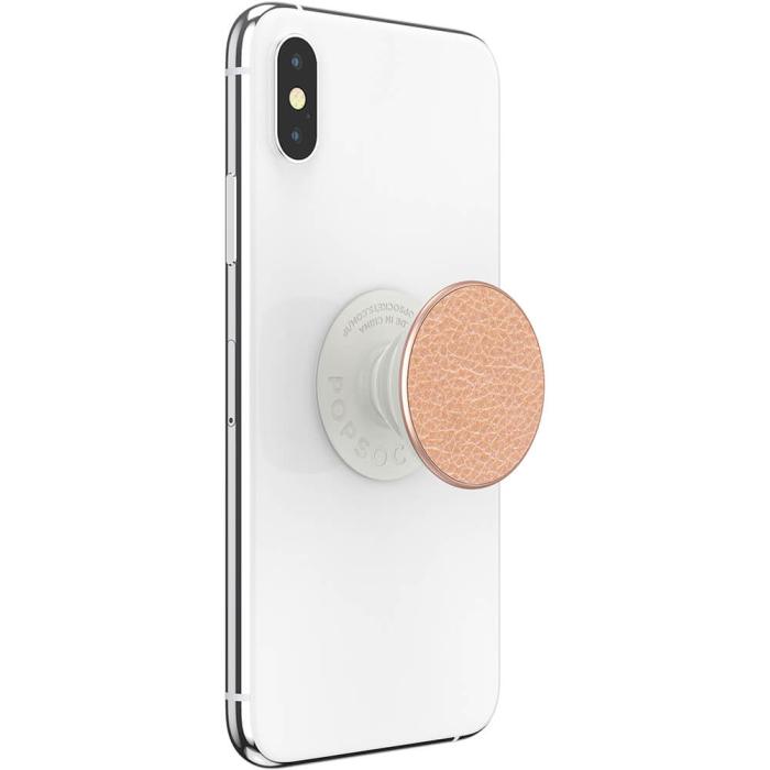 Bild 9, PopSockets PopSockets Avtagbart Grip med Ställfunktion Premium Pebbled Vegan Leather - Teknikhallen.se