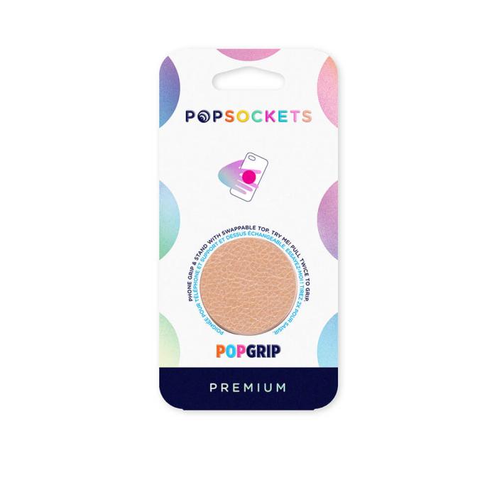 Bild 2, PopSockets PopSockets Avtagbart Grip med Ställfunktion Premium Pebbled Vegan Leather - Teknikhallen.se