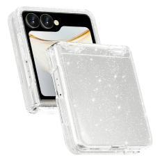  Samsung Galaxy Z Flip 8 Skal Glitter TPU Vit - Teknikhallen.se