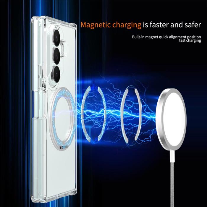 Bild 6,  Samsung Galaxy Z Fold 8 Ultra Skal MagSafe TPU Transparent - Teknikhallen.se