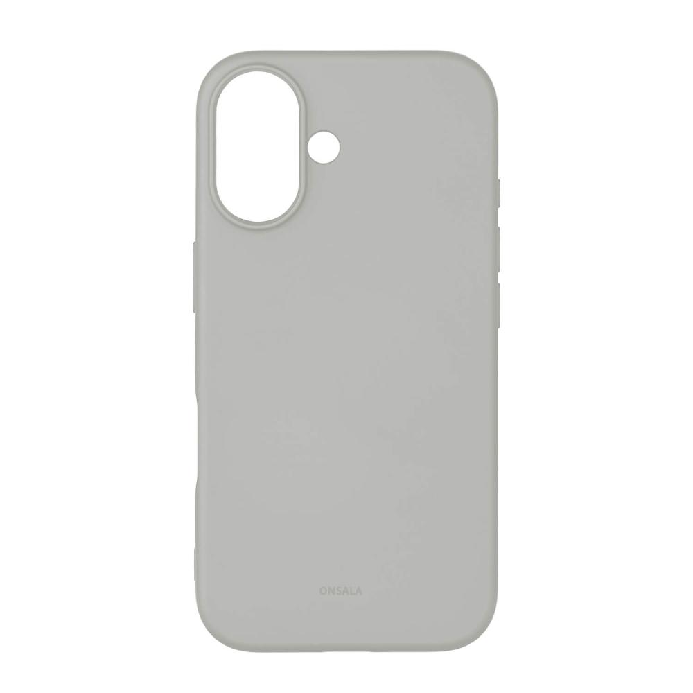 Onsala Onsala iPhone 16 Mobilskal Med Silikonkänsla Concrete - Teknikhallen.se
