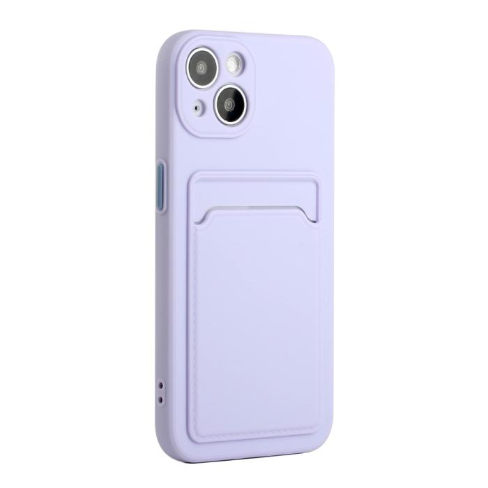 Bild 3,  iPhone 13 Skal Med Kortfack Lila - Teknikhallen.se