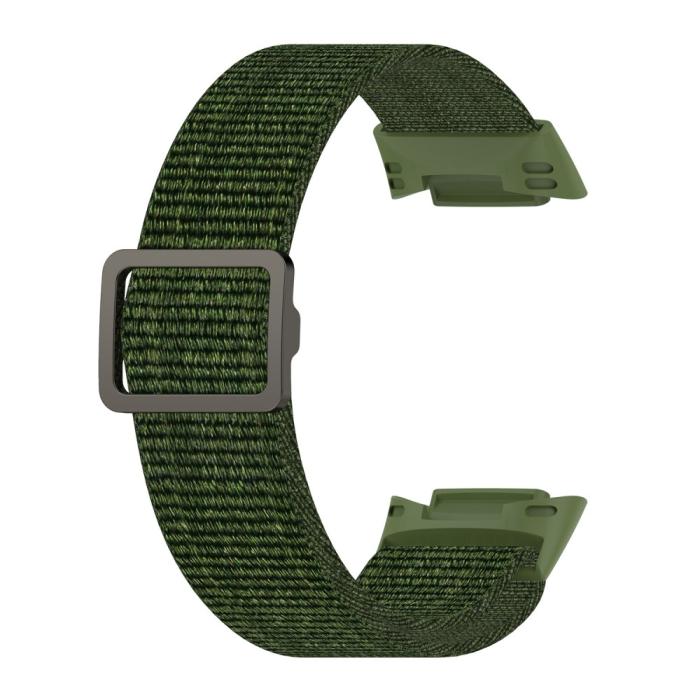 Bild 3,  Fitbit Charge 6 / 5 Armband Justerbart Nylon Grön - Teknikhallen.se