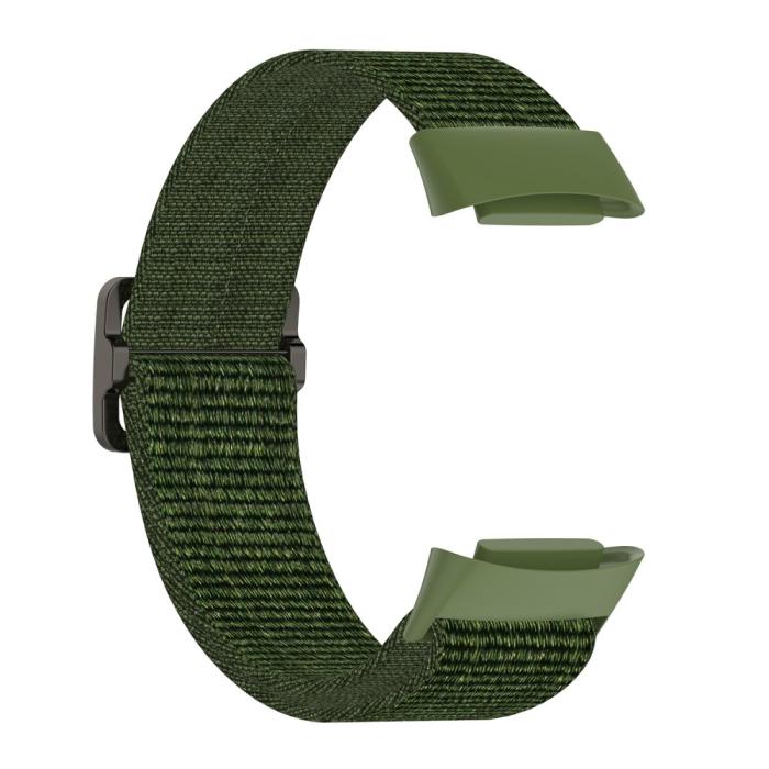 Bild 4,  Fitbit Charge 6 / 5 Armband Justerbart Nylon Grön - Teknikhallen.se