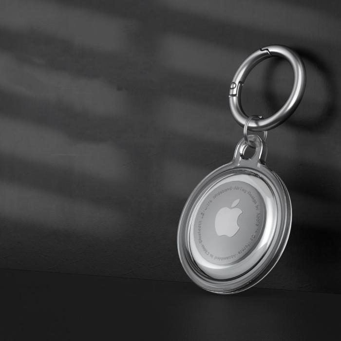 Bild 2, Tech-Protect Tech-Protect Apple AirTag 2/1 Hållare Nyckelring Icon Transparent - Teknikhallen.se