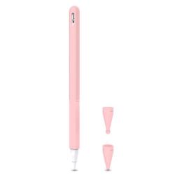 Tech-Protect Tech-Protect Apple Pen 2 Skal Smooth Silikon Rosa - Teknikhallen.se