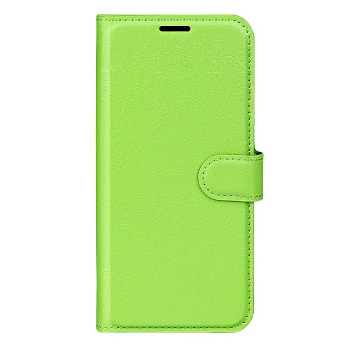 Bild 5,  Samsung Galaxy A16 Fodral Litchi Läder Grön - Teknikhallen.se