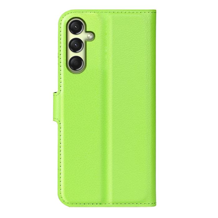 Bild 6,  Samsung Galaxy A16 Fodral Litchi Läder Grön - Teknikhallen.se