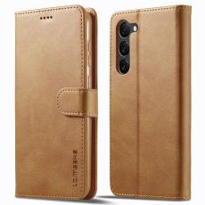 LC.IMEEKE LC.IMEEKE Samsung Galaxy S24 Plus Fodral L&auml;der Brun - Teknikhallen.se