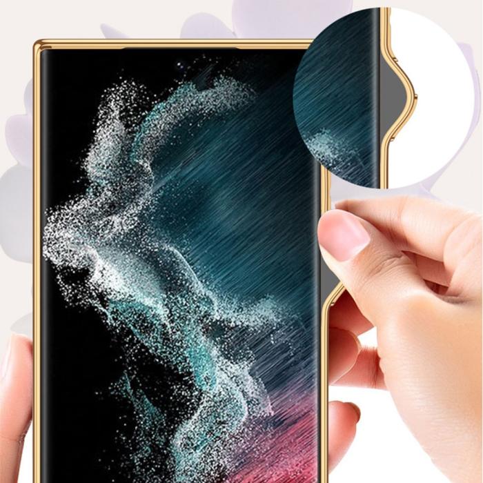 Bild 2, GKK GKK Galaxy S24 Skal Härdat Glas Electroplate Peaco - Teknikhallen.se