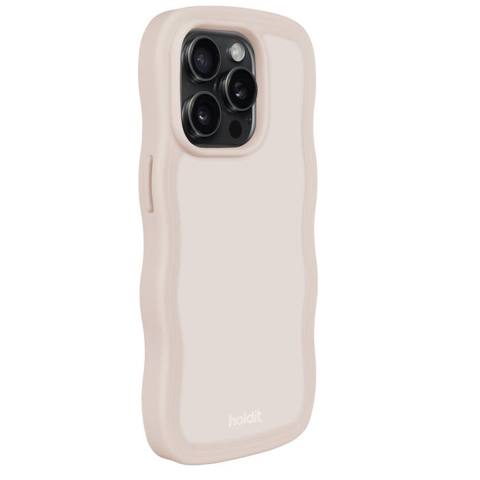 Bild 2, holdit holdit iPhone 14 Pro Skal Wavy Light Beige - Teknikhallen.se