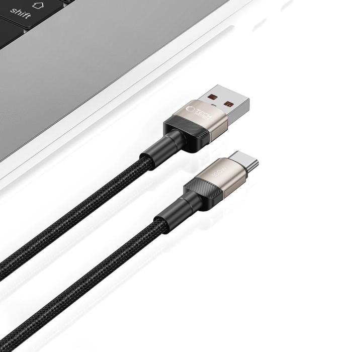 Bild 4, Tech-Protect Tech-Protect 100W/5A 2m USB-C Kabel UltraBoost Evo Titanium - Teknikhallen.se