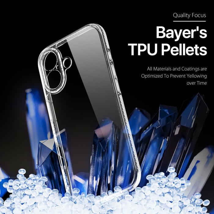 Bild 6, DUX DUCIS DUX DUCIS iPhone 17 Skal Hybrid Clin Series Transparent - Teknikhallen.se